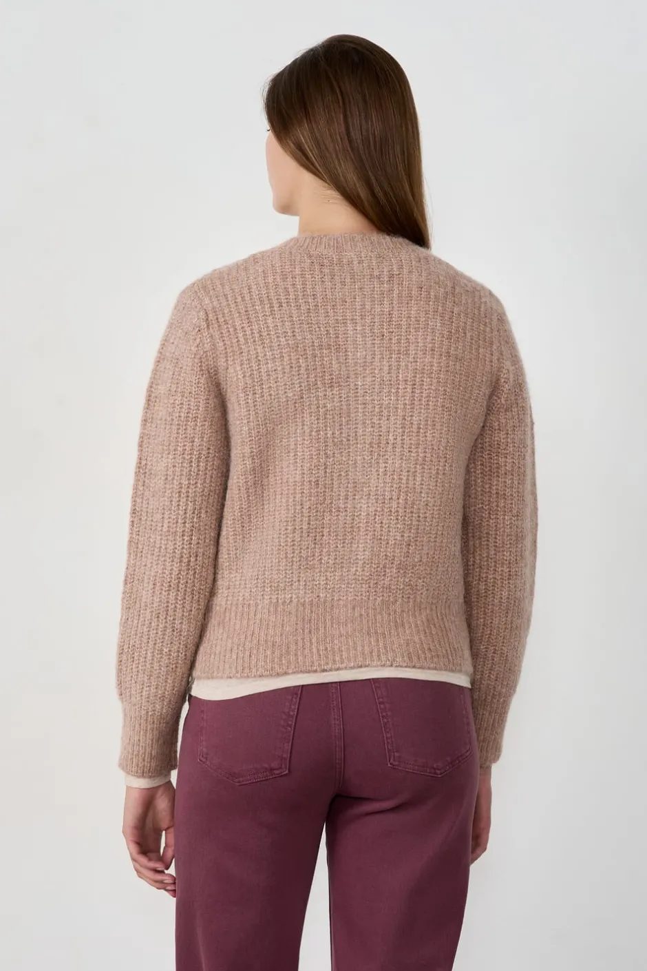 ETAM Chaquetas|Jersey tipo cárdigan con botones y mangas largas HENNE
