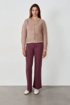 ETAM Chaquetas|Jersey tipo cárdigan con botones y mangas largas HENNE