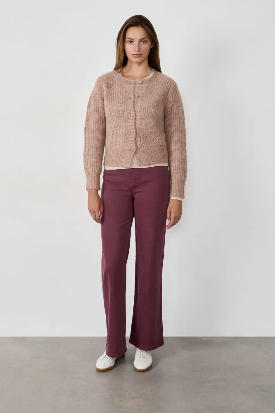 ETAM Chaquetas|Jersey tipo cárdigan con botones y mangas largas HENNE