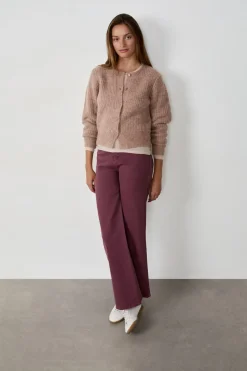 ETAM Chaquetas|Jersey tipo cárdigan con botones y mangas largas HENNE