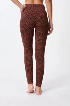 ETAM Leggings|Medias Y Calcetines|Legging à motifs en coton MARRON