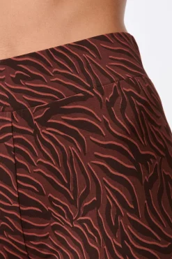 ETAM Leggings|Medias Y Calcetines|Legging à motifs en coton MARRON
