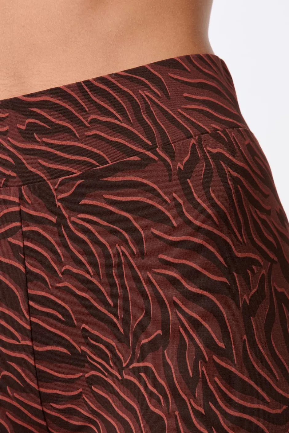 ETAM Leggings|Medias Y Calcetines|Legging à motifs en coton MARRON