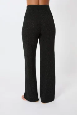 ETAM Leggings|Medias Y Calcetines|Leggings anchos tejidos brillantes NEGRO