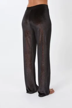 ETAM Leggings|Medias Y Calcetines|Leggings anchos tejidos brillantes NEGRO