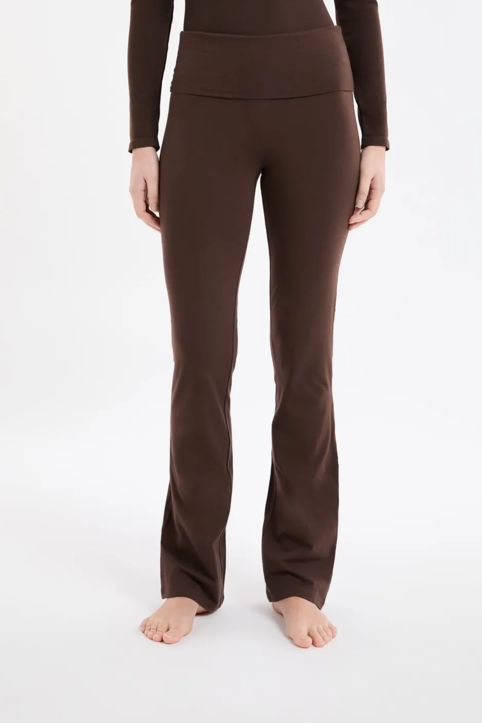 ETAM Homewear|Los Pijamas Más Responsables|Leggings de algodón CHOCOLATE