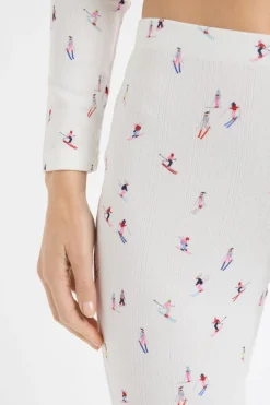 ETAM Los Pijamas Más Responsables|Partes De Abajo De Pijama|Leggings de pijama con motivos de esquiadores crudo
