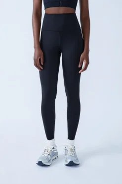 ETAM Leggings Deportivos|Braguitas Deportivas|Leggings efecto vientre plano NEGRO