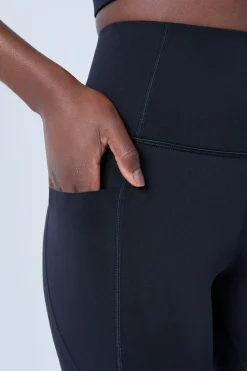 ETAM Leggings Deportivos|Braguitas Deportivas|Leggings efecto vientre plano NEGRO
