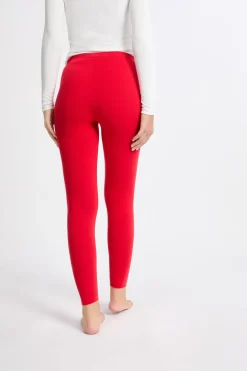 ETAM Pijamas Calentitos|Partes De Abajo De Pijama|Leggings largos ROJO