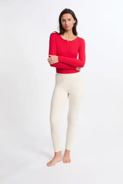 ETAM Pijamas Calentitos|Partes De Abajo De Pijama|Leggings largos CRUDO