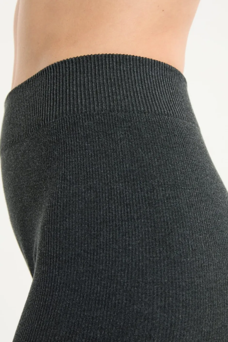 ETAM Leggings|Medias Y Calcetines|Leggings largos acanalados GRIS