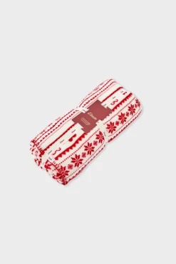 ETAM Accesorios|Manta estampada ROJO