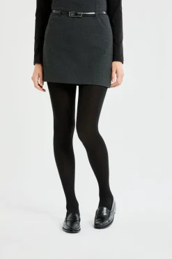 ETAM Medias Y Calcetines|Medias opacas con cashmere NEGRO