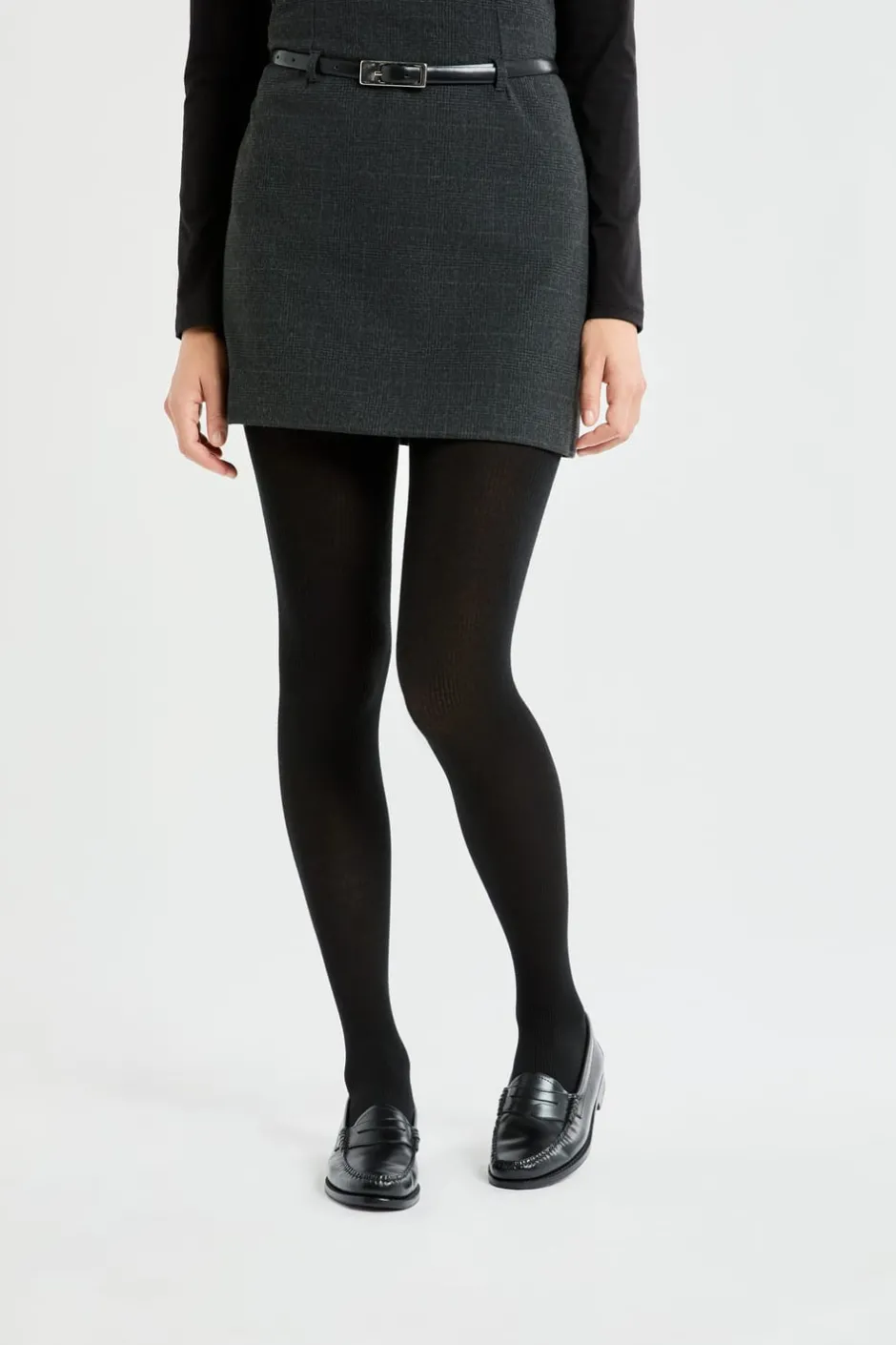 ETAM Medias Y Calcetines|Medias opacas con cashmere NEGRO
