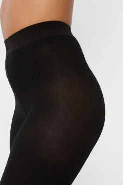 ETAM Medias Y Calcetines|Medias opacas con cashmere NEGRO