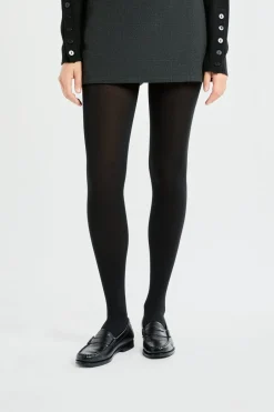 ETAM Medias Y Calcetines|Medias opacas con cashmere NEGRO