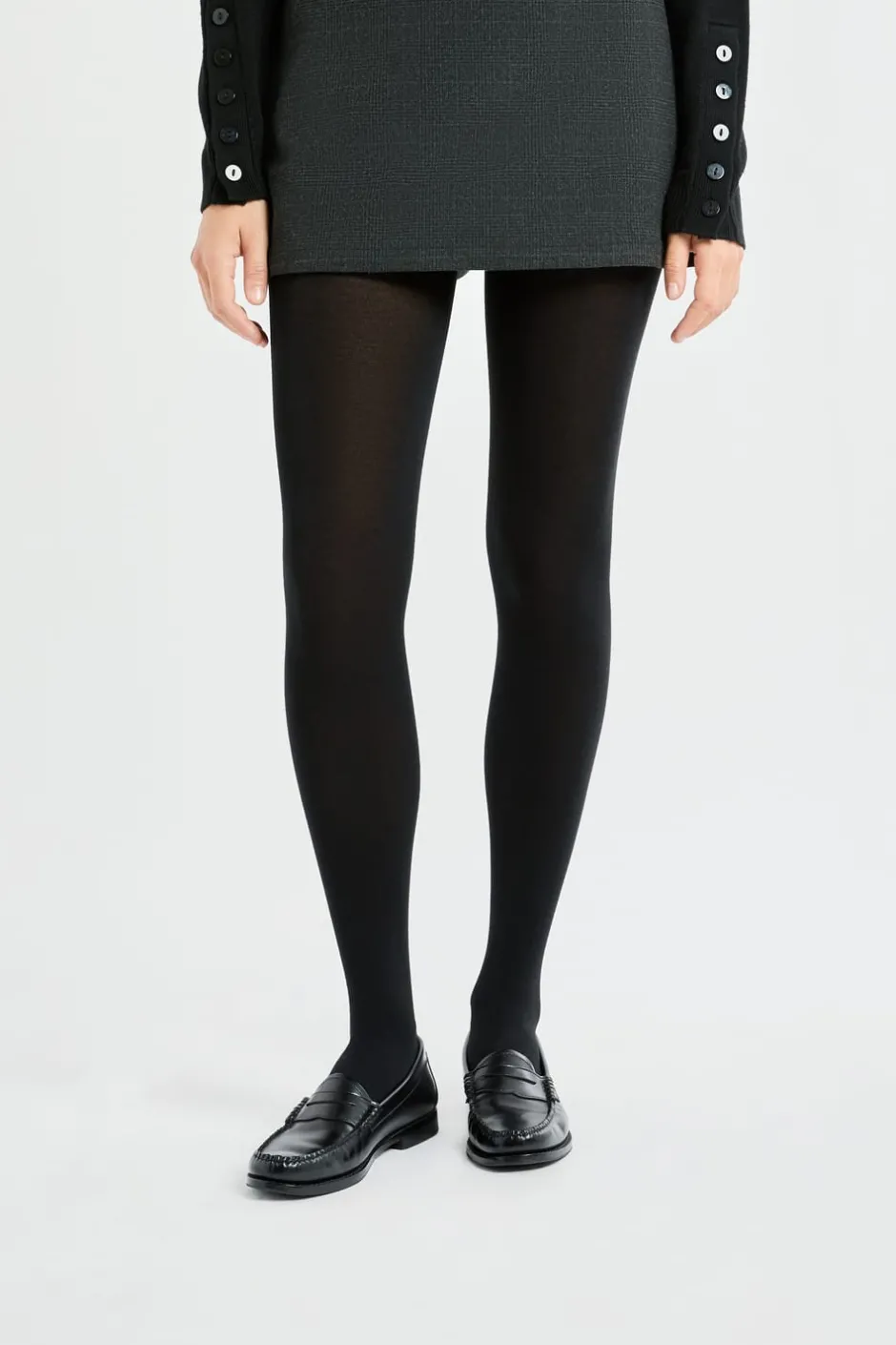 ETAM Medias Y Calcetines|Medias opacas con cashmere NEGRO