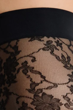 ETAM Medias Y Calcetines|Medias semitransparentes con motivos - 30D NEGRO
