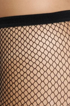 ETAM Medias Y Calcetines|Medias transparentes de fantasía - rejilla NEGRO