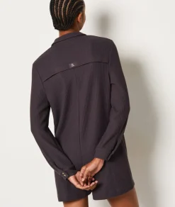 ETAM Homewear|Monos|Mono con botones en relieve NEGRO