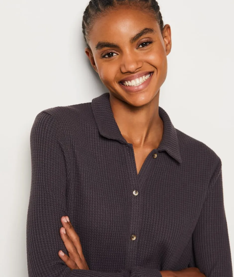 ETAM Homewear|Monos|Mono con botones en relieve NEGRO