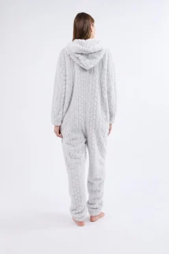 ETAM Pijamas Calentitos|Monos|Mono polar GRIS