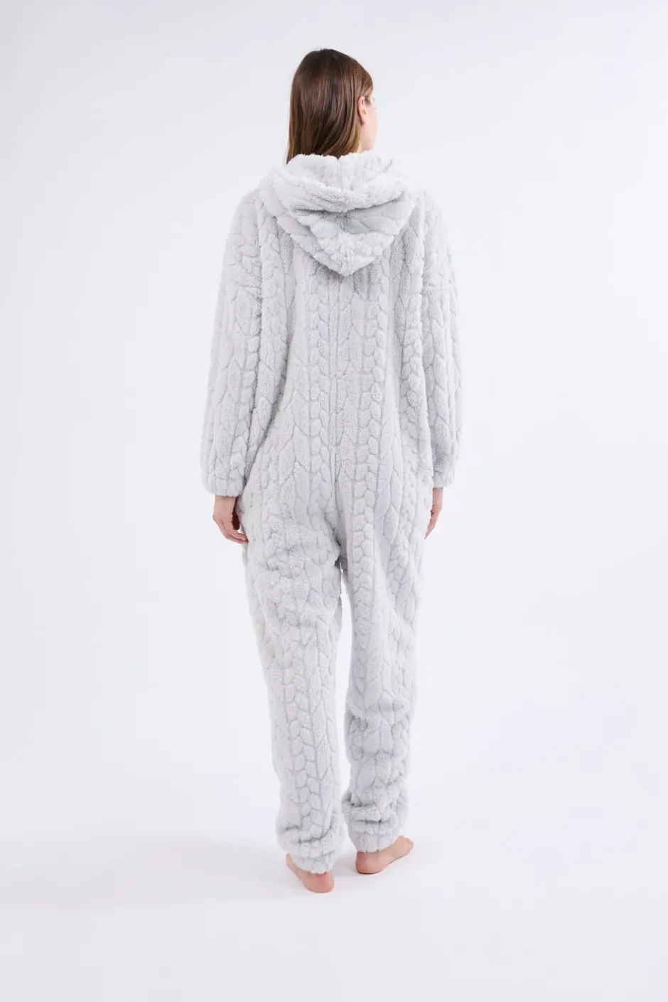 ETAM Pijamas Calentitos|Monos|Mono polar GRIS