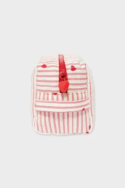 ETAM Accesorios|Neceser con estampado de corazones y algodón IMP FD BLANCO