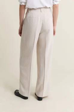 ETAM Corte Ancho|Pantalones|Pantalón a rayas IMP FD crudo