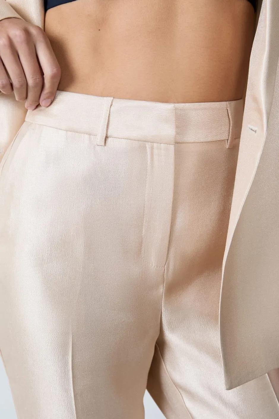 ETAM Corte Recto|Pantalones|Pantalón ancho ORO