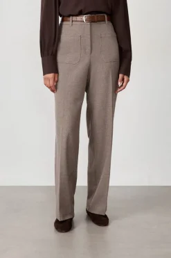 ETAM Corte Ancho|Pantalones|Pantalón corte ancho BEIGE