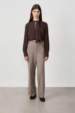 ETAM Corte Ancho|Pantalones|Pantalón corte ancho BEIGE
