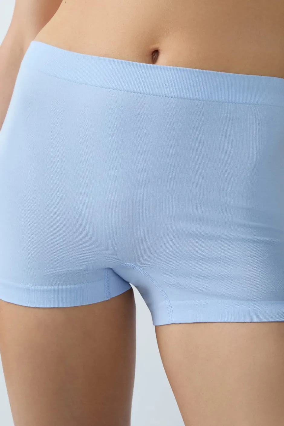 ETAM Culotte|Pantalón corto de algodón para un confort óptimo AZUL CIELO
