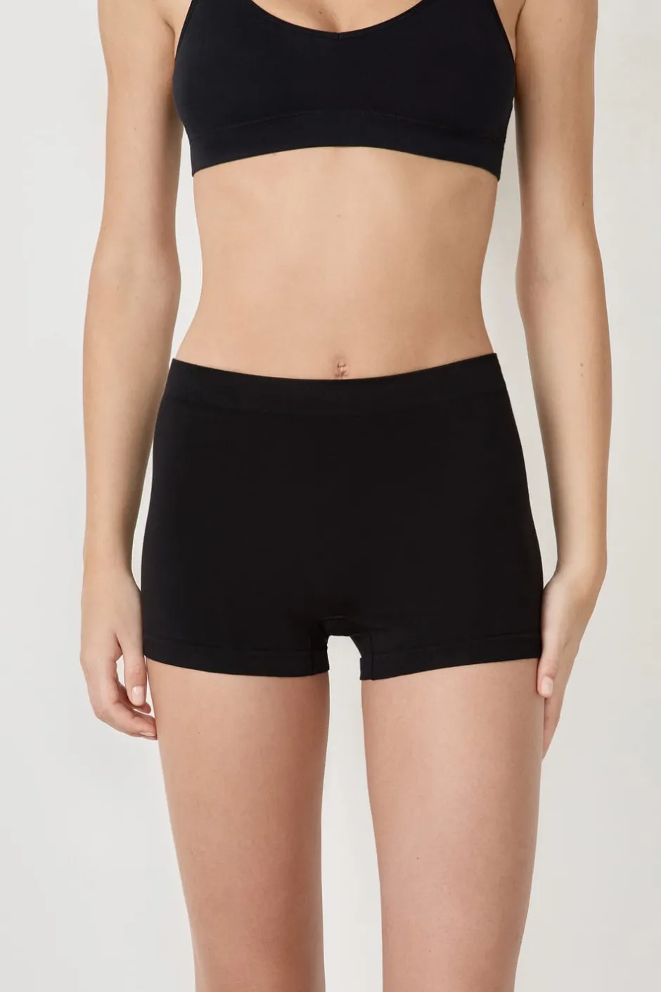 ETAM Culotte|Pantalón corto de algodón para un confort óptimo NEGRO