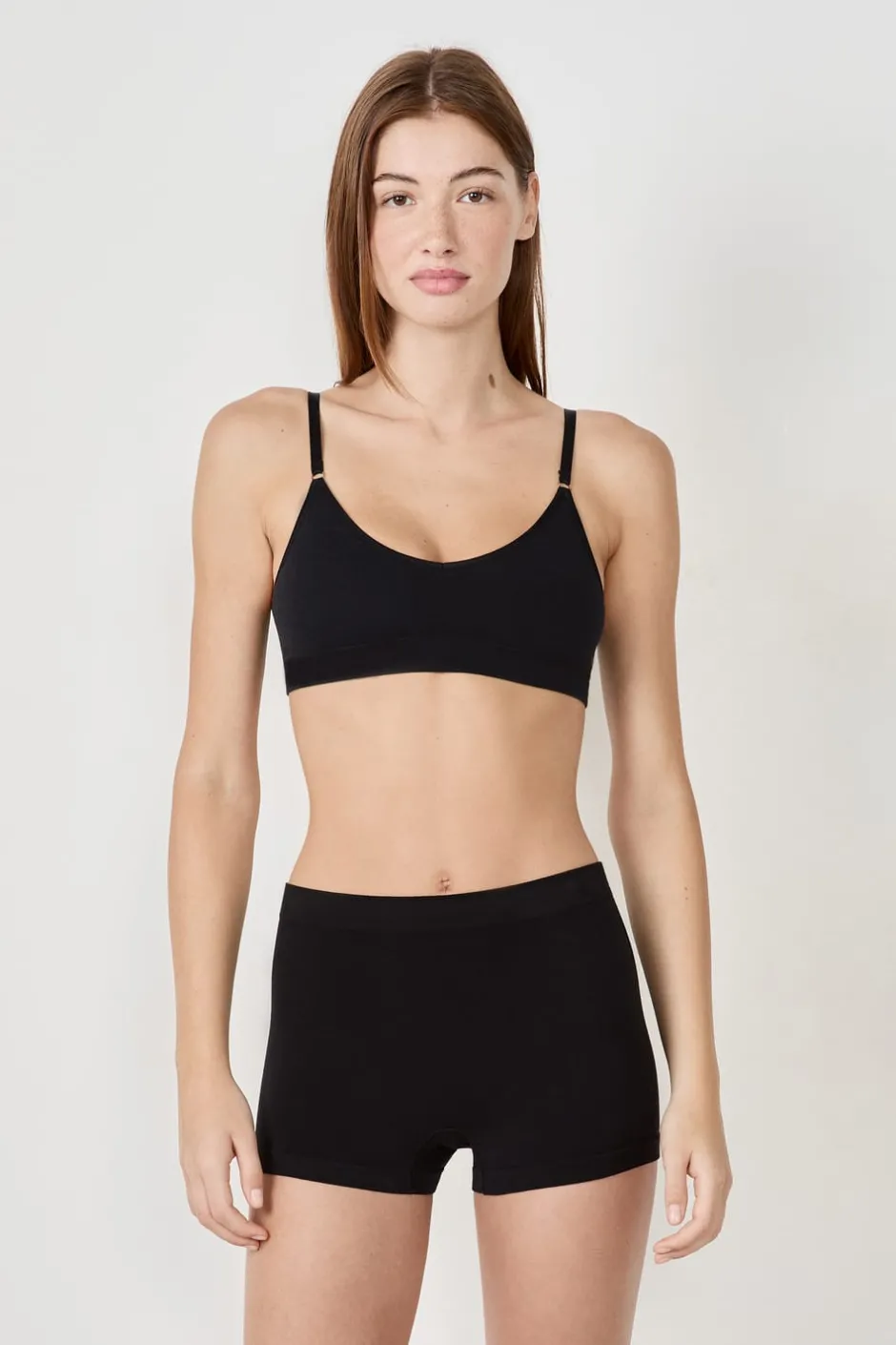 ETAM Culotte|Pantalón corto de algodón para un confort óptimo NEGRO