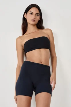 ETAM Culotte|Novedades Braguitas|Pantalón corto de ciclismo de algodón orgánico elástico NEGRO