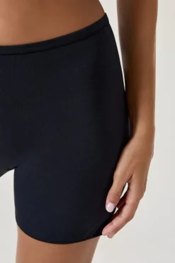 ETAM Culotte|Novedades Braguitas|Pantalón corto de ciclismo de algodón orgánico elástico NEGRO