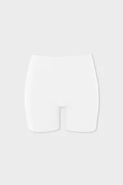 ETAM Braguitas Novias|Culotte|Pantalón corto de ciclismo de algodón orgánico elástico BLANCO
