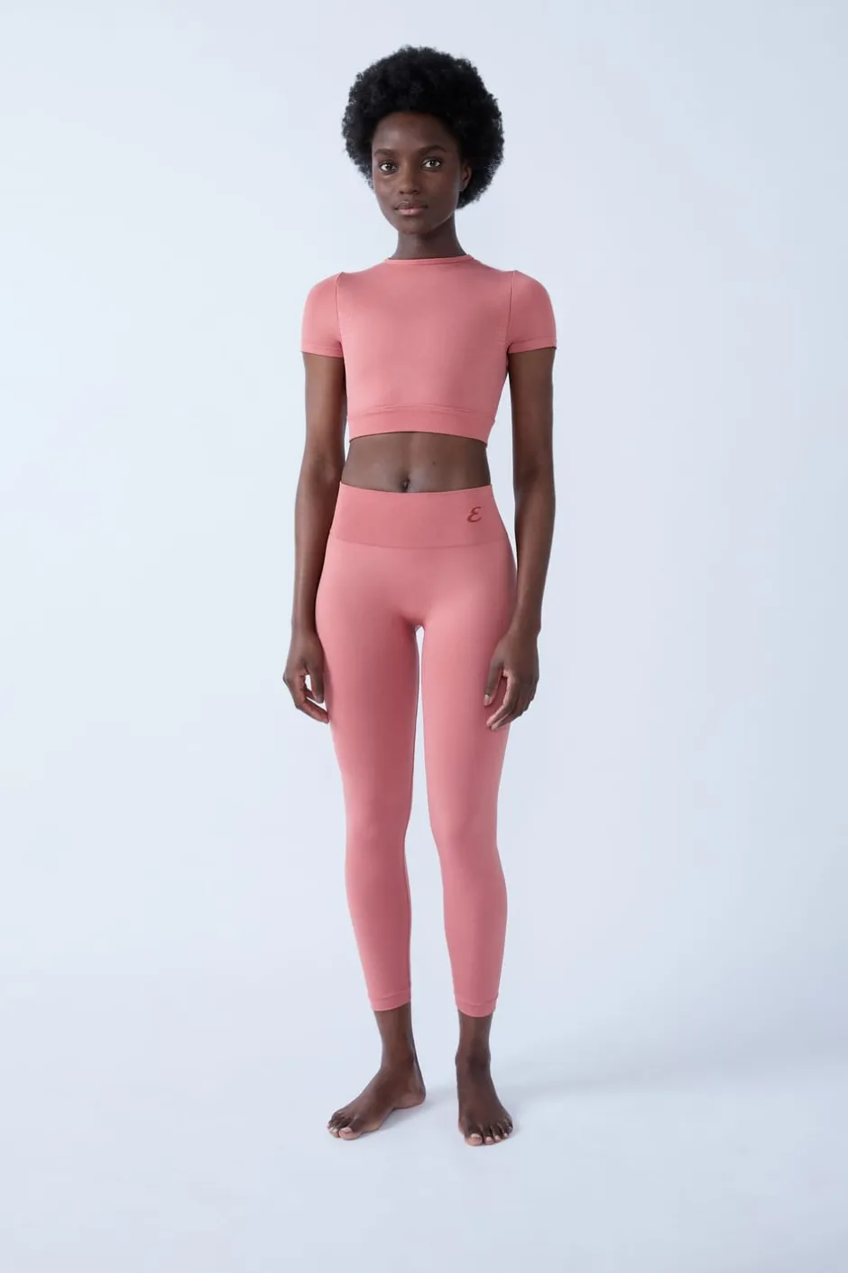 ETAM Leggings Deportivos|Braguitas Deportivas|Pantalón corto de deporte ROSA EMPOLVADO