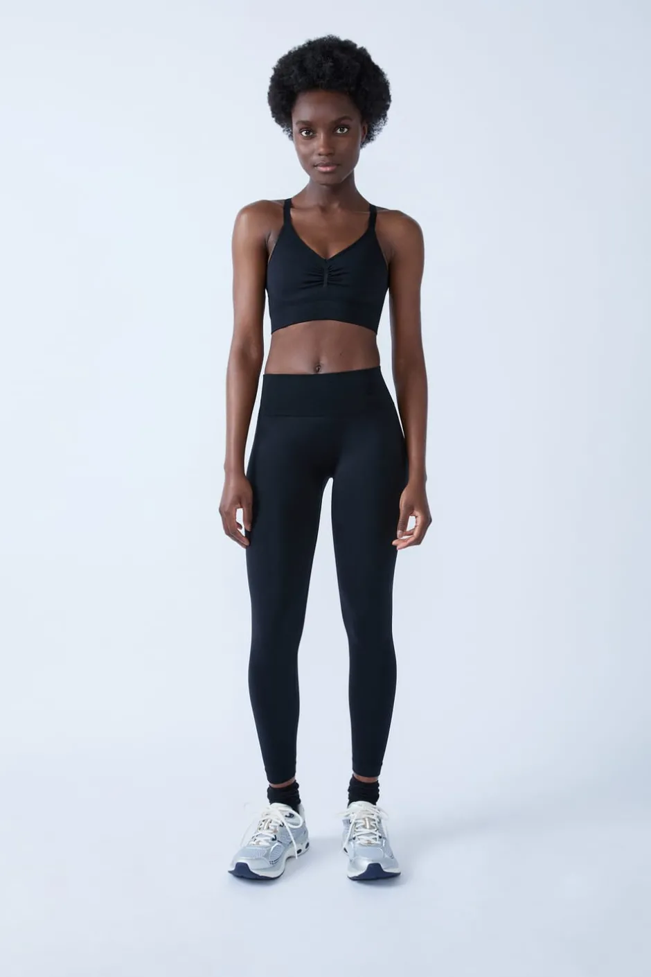 ETAM Leggings Deportivos|Braguitas Deportivas|Pantalón corto de deporte NEGRO