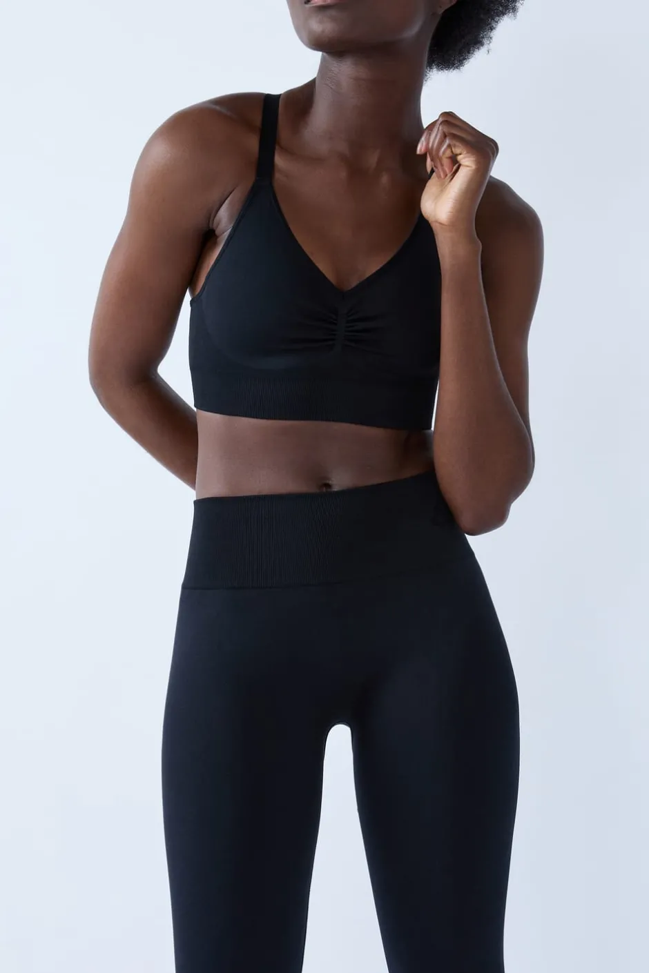 ETAM Leggings Deportivos|Braguitas Deportivas|Pantalón corto de deporte NEGRO
