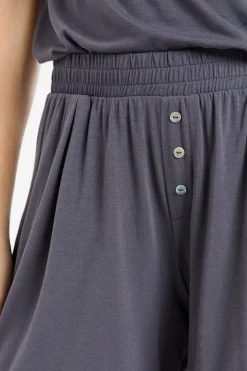 ETAM Pijamas Esenciales|Partes De Abajo De Pijama|Pantalón corto de pijama liso ANTRACITA