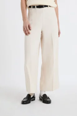 ETAM Corte Ancho|Pantalones|Pantalón cropped lino