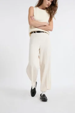 ETAM Corte Ancho|Pantalones|Pantalón cropped lino
