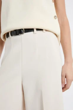 ETAM Corte Ancho|Pantalones|Pantalón cropped lino