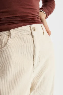 ETAM Corte Recto|Pantalones|Pantalón de algodón BLANCO