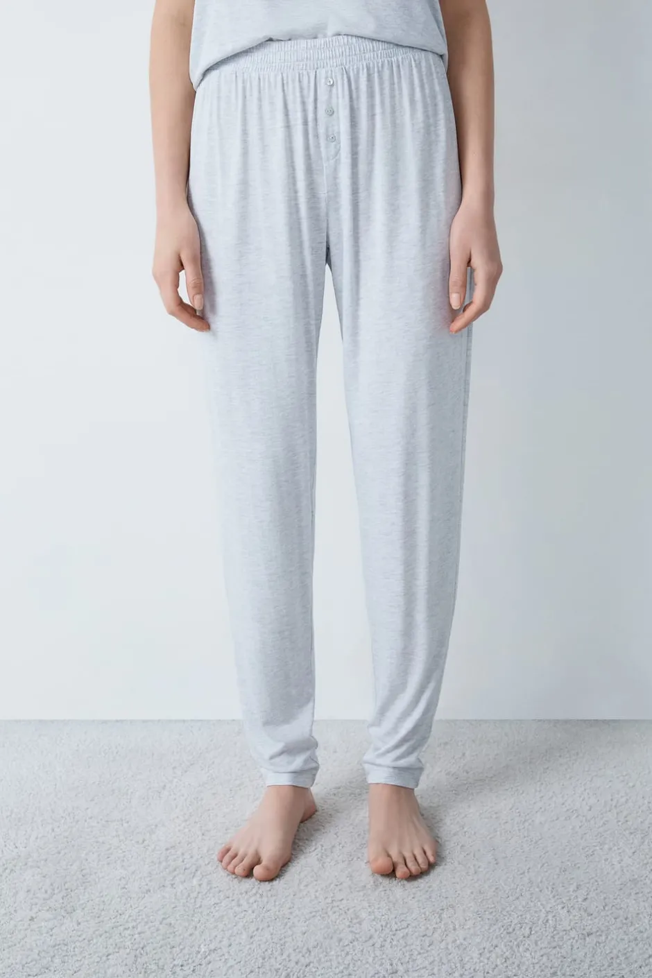 ETAM Partes De Abajo De Pijama|Los Pijamas Más Responsables|Pantalón de pijama GRIS CLARO