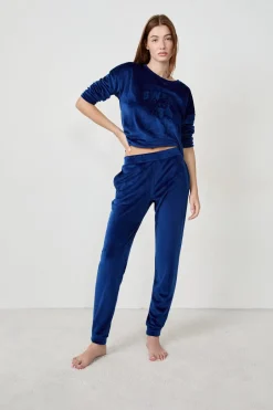 ETAM Pijamas Calentitos|Partes De Abajo De Pijama|Pantalón de pijama AZUL MARINO
