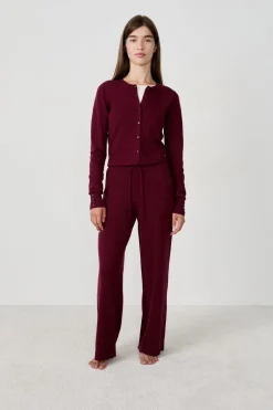 ETAM Homewear|Pijamas Calentitos|Pantalón de pijama BURDEOS GRANATE